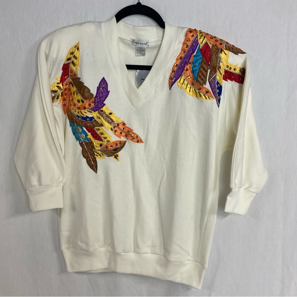 Vintage NWT Eminent embellished top